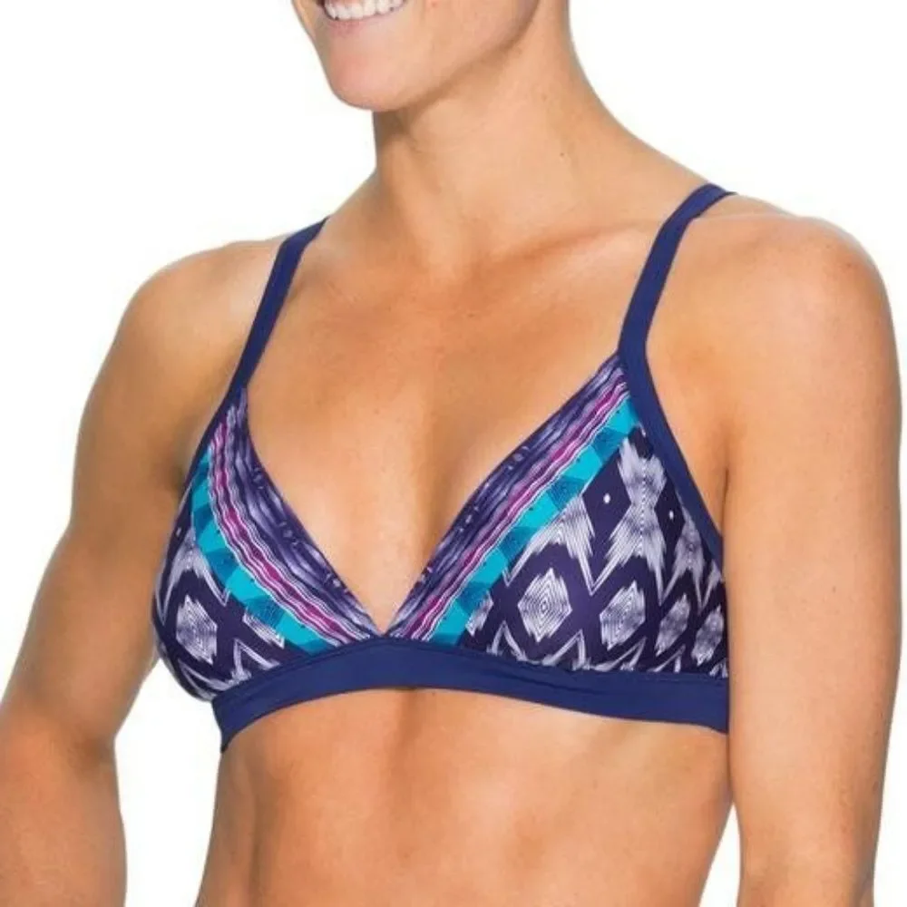 Athleta Belize Bikini Top Bohemian Vacation XS